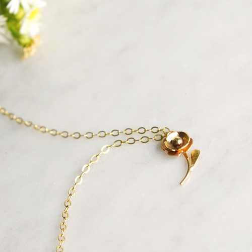 handmade ethical gold necklace